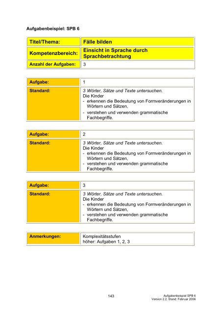 Bildungsstandards „Deutsch“ - Gemeinsam lernen