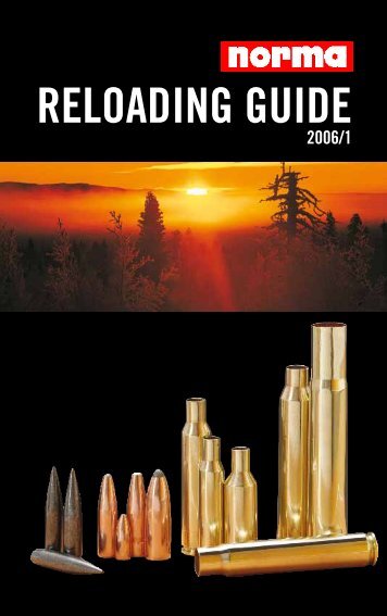 Reloading guide - NORMA Smokeless Powders NORMA Smokeless ...