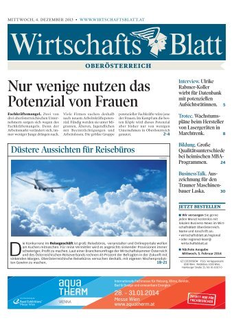 Nur wenige nutzen das Potenzial von Frauen - wirtschaftsblatt.at