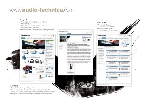 produktkatalog I schweiz I CHF - Audio-Technica