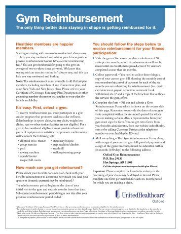 160 free magazines from oxhp com oxford gym reimbursement form
