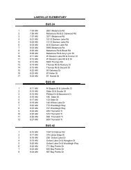 Lakeville Elementary School Bus Schedules 2013-2014 - Oxford ...