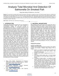 Analysis Total Microbial And Detection Of Salmonella On Smoked Fish