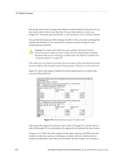 Net Station Waveform Tools - College of Education & Human ...