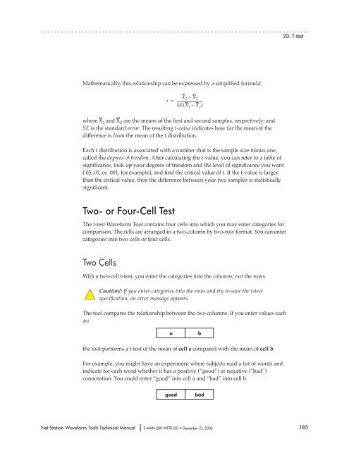 Net Station Waveform Tools - College of Education & Human ...