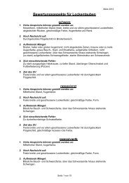 Bewertungsaspekte für Lockentauben Stand März 2013