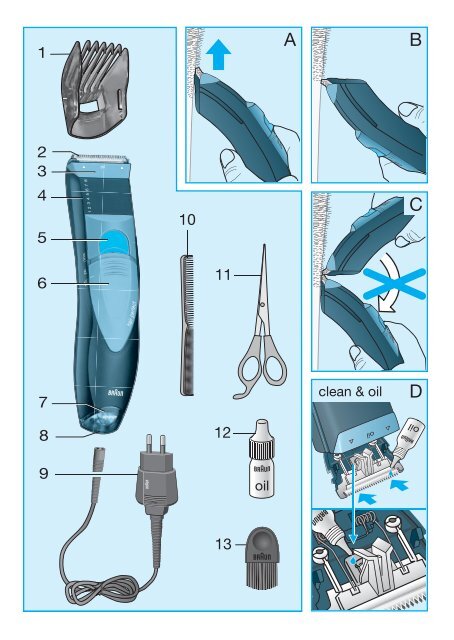 Series - Braun Consumer Service spare parts use instructions ...