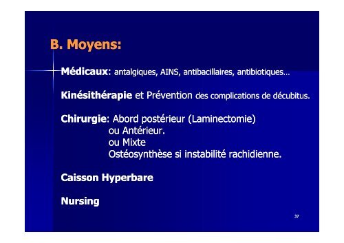 Les Spondylodiscites. Pr Akhaddar. 2010 [Mode de ... - medramo