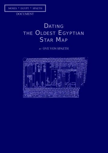 DATING THE OLDEST EGYPTIAN STAR MAP