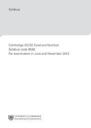 2013 Syllabus - Cambridge International Examinations