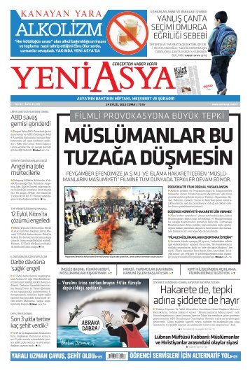 Hakarete de, tepki adına şiddete de hayır - Yeni Asya