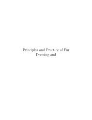 Principles and Practice of Fur Dressing and - iTeX translation reports