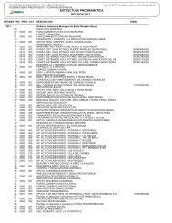 ESTRUCTURA PROGRAMATICA GESTION 2013 - Sigma