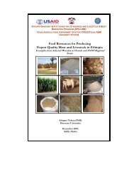 Feed Resources for Producing Export Quality Meat and Livestock in ...