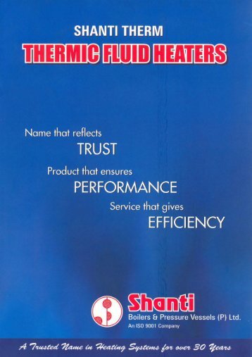 Thermic Fluid Heaters - Boilers