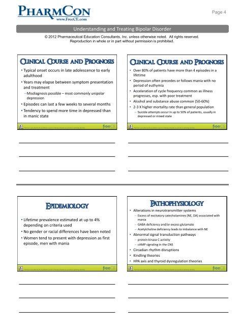 Understanding and Treating Bipolar Disorder - Free CE