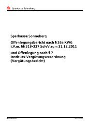 Anwendungsbereich (§ 323 SolvV) - Sparkasse Sonneberg