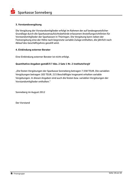 Anwendungsbereich (§ 323 SolvV) - Sparkasse Sonneberg