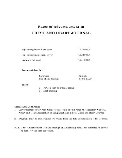 Volume. 35, No. 2 july. 2011 - The Chest and Heart Association of ...