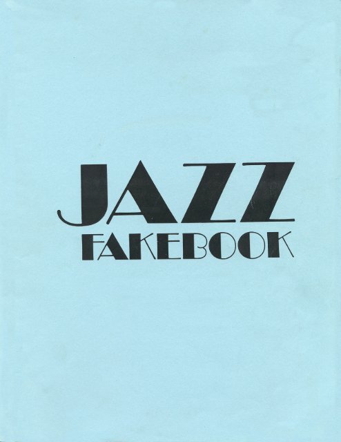 Jazz Fake Book.PDF