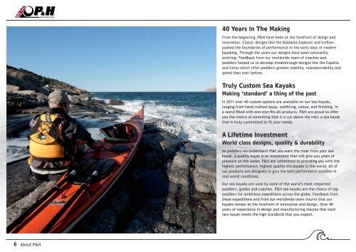 The Specialists in British Sea Kayak Design - P&H Sea Kayaks