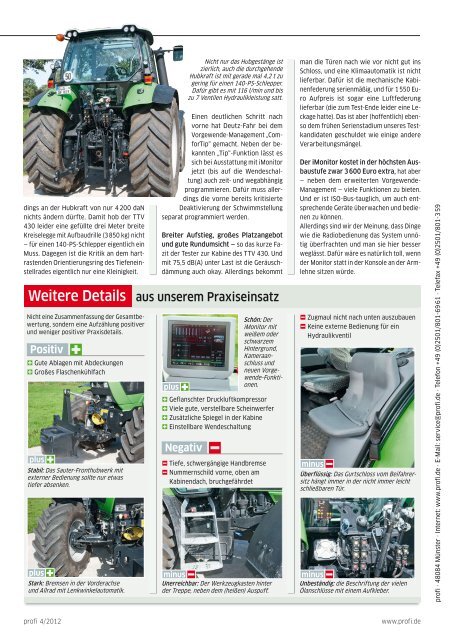 Agrotron TTV 430 - Bachmaier Landtechnik