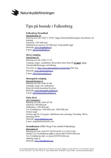 Tips på boende i Falkenberg - Naturskyddsföreningen