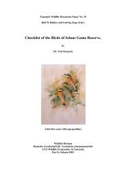 Checklist of the birds of Selous Game Reserve - wildlife-baldus.com