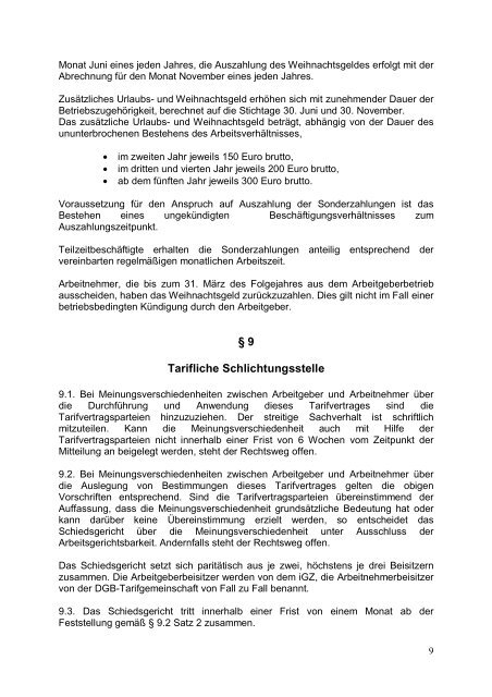 IGZ - Manteltarifvertrag Zeitarbeit (PDF, 50 kB ) - DGB