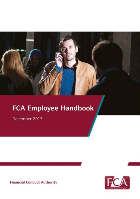 FCA Employee Handbook - Financial Conduct Authority