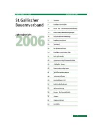 Jahresbericht 2006 - St.Galler Bauernverband
