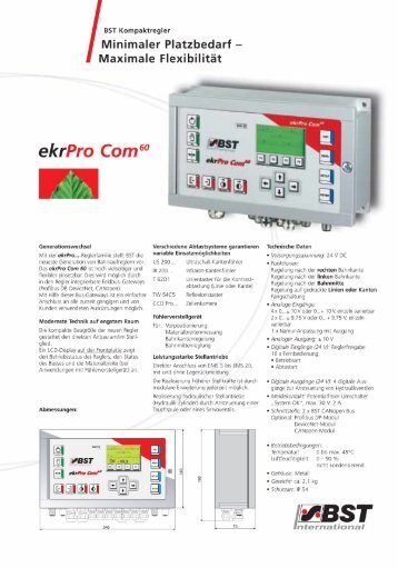 ekrPro C am“ - BST International GmbH