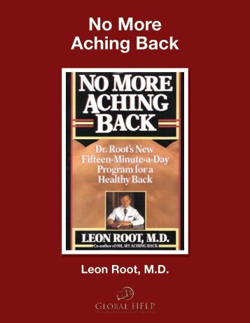 No More Aching Back - Global HELP