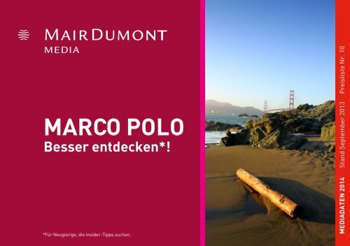 MARCO POLO Markenfamilie - MairDumont Media