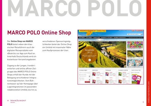 MARCO POLO Markenfamilie - MairDumont Media