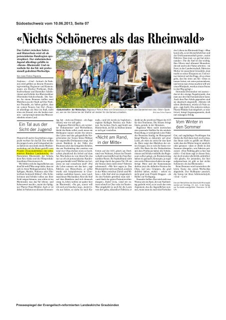 Pressespiegel 24_12 vom 08.06. bis 14.06.2013.pdf - Evangelisch ...