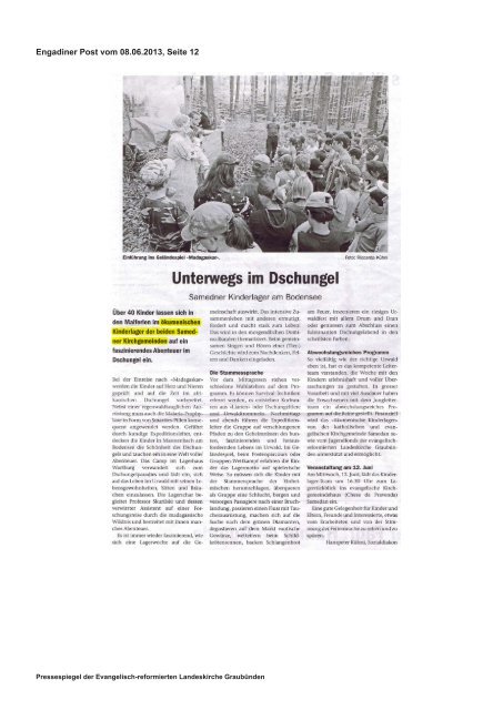 Pressespiegel 24_12 vom 08.06. bis 14.06.2013.pdf - Evangelisch ...