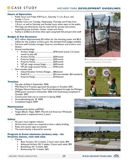 ATA Archery Park Guide.pdf - Archery Trade Association