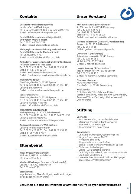 Punktuell Nr.24 - Lebenshilfe Speyer - Schifferstadt