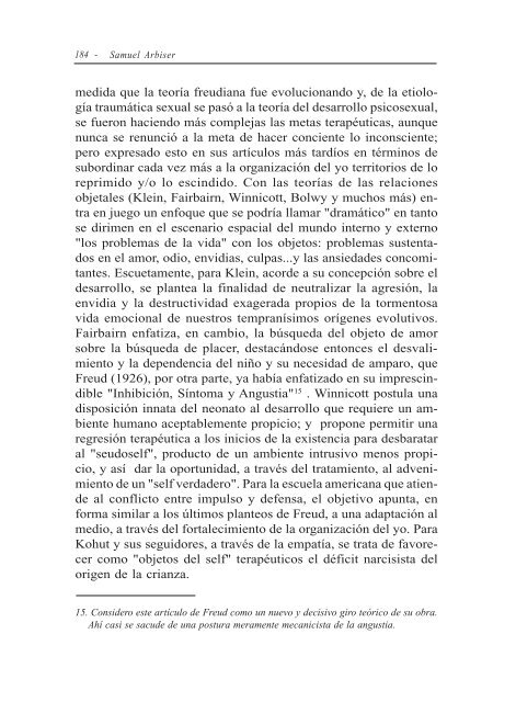 Las teorías en la práctica psicoanalítica - Asociación Psicoanalítica ...