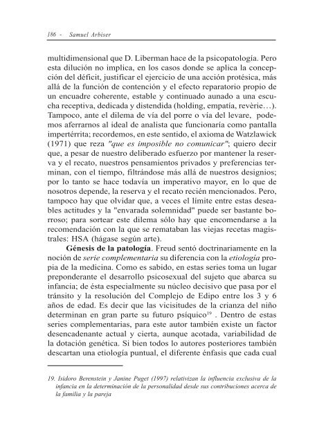 Las teorías en la práctica psicoanalítica - Asociación Psicoanalítica ...