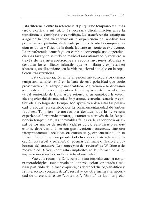 Las teorías en la práctica psicoanalítica - Asociación Psicoanalítica ...