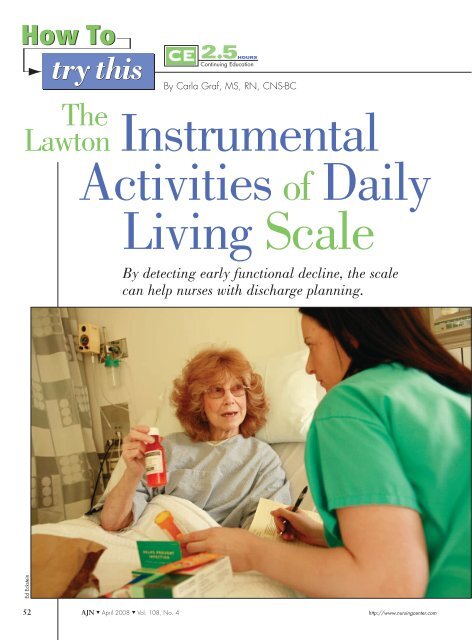 Lawton Instrumental Activities Of Daily Living IADL