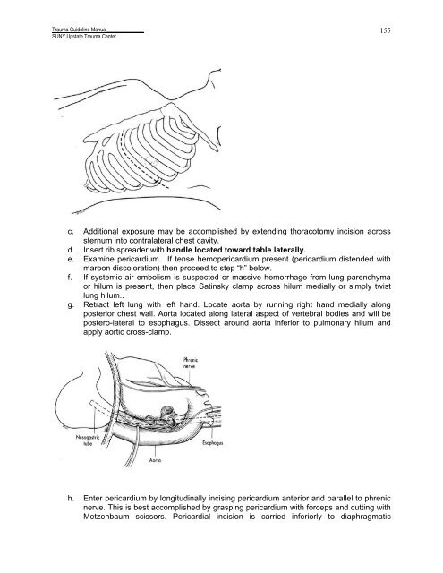 Trauma Guideline Manual - SUNY Upstate Medical University