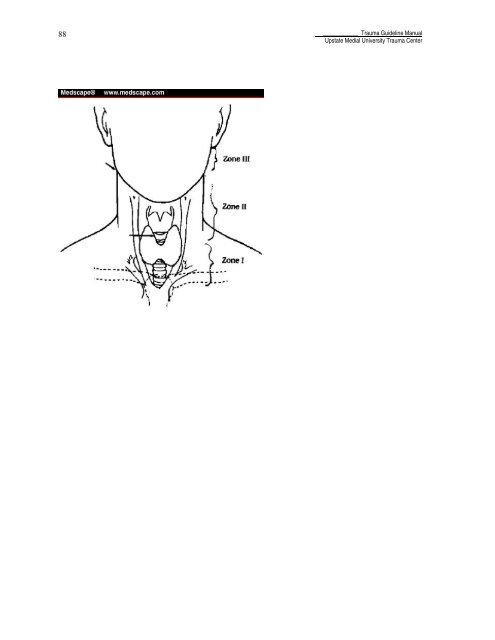 Trauma Guideline Manual - SUNY Upstate Medical University