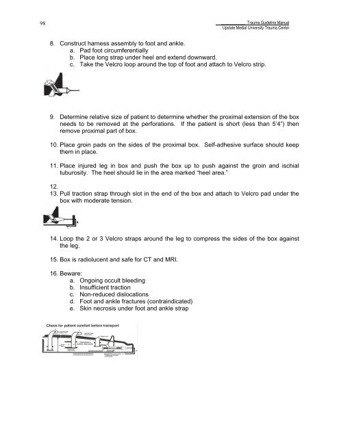 Trauma Guideline Manual - SUNY Upstate Medical University