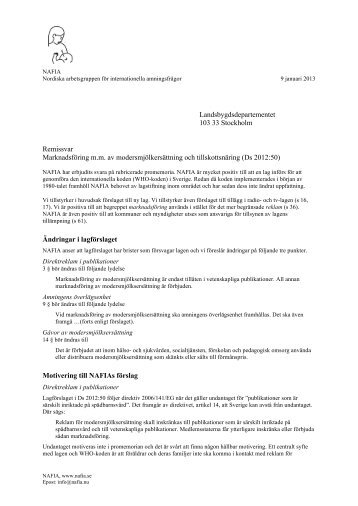70 NAFIA (pdf 114 kB) - Regeringen