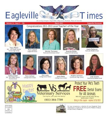 Mar 2013 Print Edition - Eagleville Times