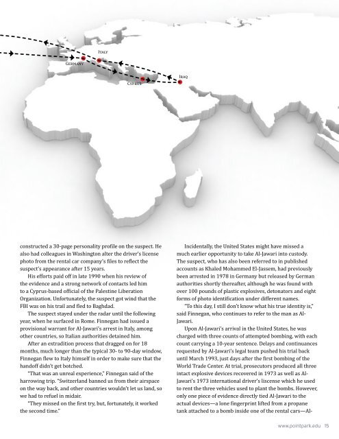 TRAil of A TERRoRisT - Point Park University