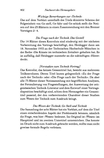 Leitgedanken zur Entstehung der Metaphysik, der ... - gesamtausgabe